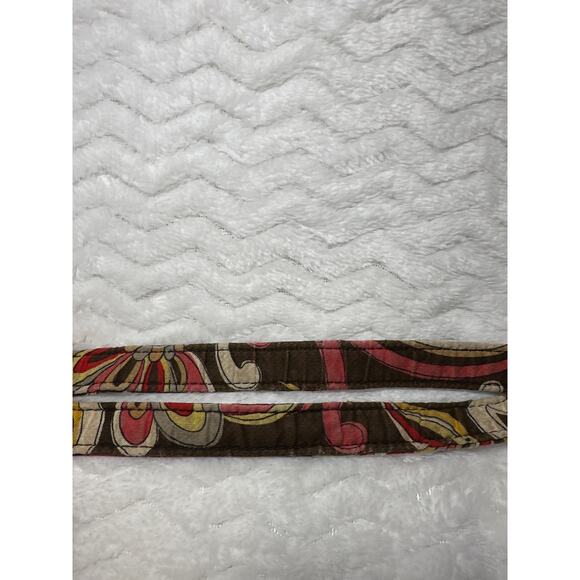 Vera Bradley Floral Shoulder Bag - Pink, Yellow, Brown - Picture 7 of 7